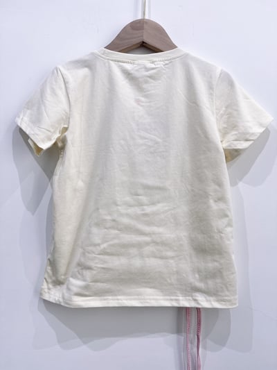 【Beautiful Rabbit 花園兔兔側抽繩｜短T】4