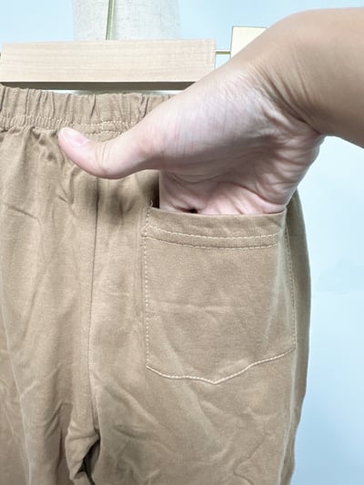 【Mini Line Stripe Pants◆ 韓系◆側邊寬褲】4