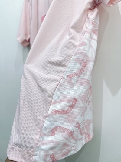 【Favor/冰感科技/漸層字母雲彩拼接｜短T】3