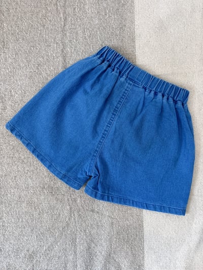 【RIBBON POCKET｜蝴蝶結口袋牛仔｜短褲】2