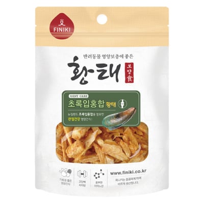 韓國 Finiki 菲尼奇 酥脆口感系列-綠唇貽貝黃線狹鱈 34g1