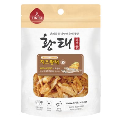 韓國 Finik 菲尼奇 酥脆口感系列-起司黃線狹鱈 34g1