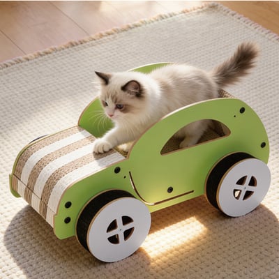 汽車造型貓抓板2