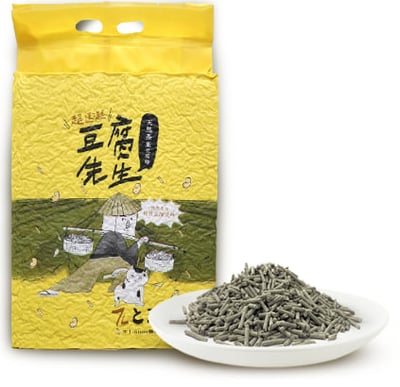 豆腐先生 1.5mm超細活性碳豆腐貓砂-茶葉 7L1