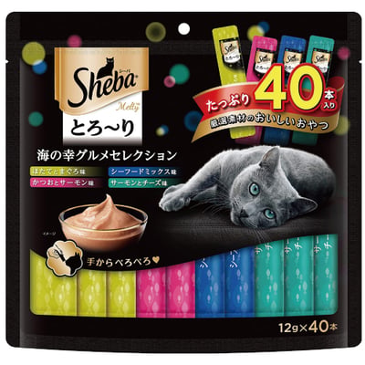 日本 Sheba 誘惑泥 海鮮干貝口味 12gx40入1
