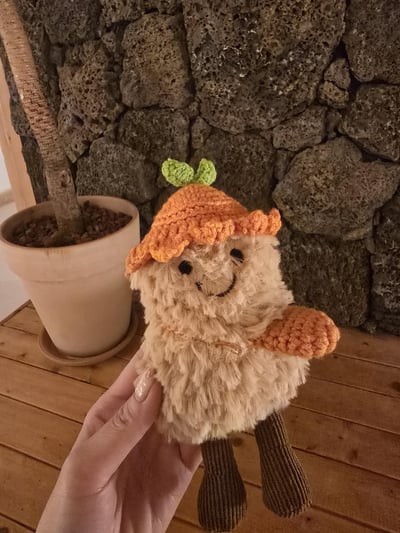 🇰🇷 韓國濟州島限定 「苦盡柑來🍊 好事花生🥜」療癒掛飾3