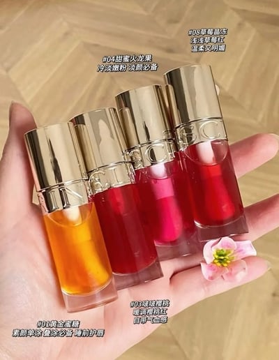 CLARINS 克蘭詩 彈潤植萃美唇油套組 7ml*33