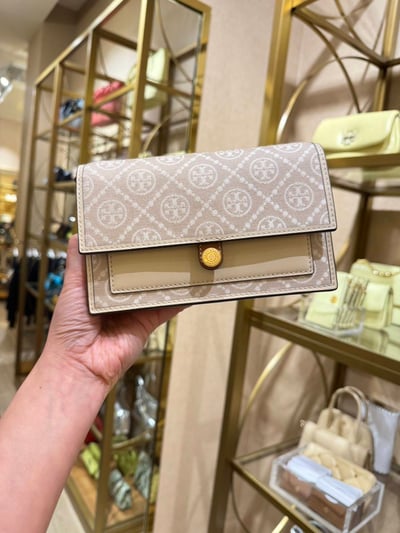 美國代購－Tory Burch T Monogram經典老花款WOC鏈條包（已匯款訂金）1