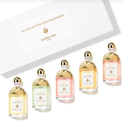 Guerlain 嬌蘭 花草水語系列  明星香調精巧淡香水禮盒 沾式7.5ml x 5瓶4