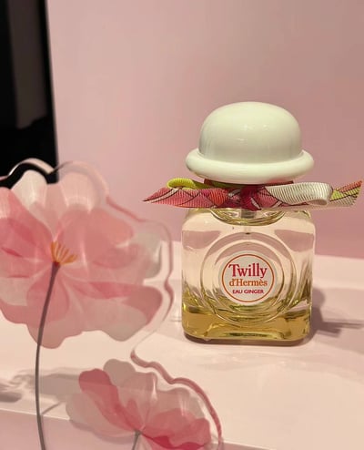 Hermes 愛馬仕 Twilly Eau Ginger 絲巾生薑 女性淡香精 白色禮帽瓶蓋款4