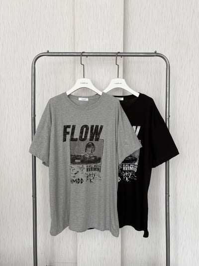 正韓🇰🇷FLOW薄棉寬鬆T恤4