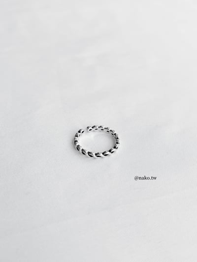 細款鏤空鎖鏈開口戒指1