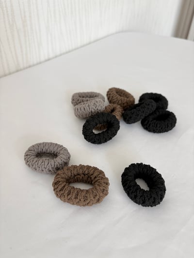 超好綁♡甜甜圈加厚髮圈1