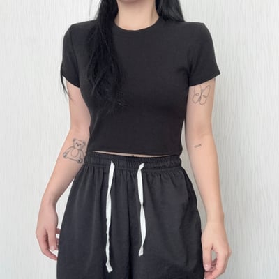 超彈.ᐟ萬年熱銷百搭短版T恤3