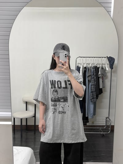 正韓🇰🇷FLOW薄棉寬鬆T恤6