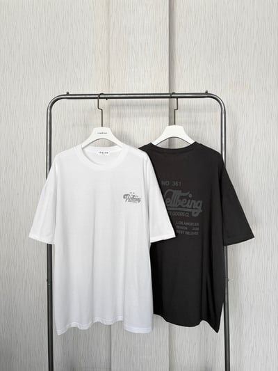 正韓🇰🇷Wellbeing 361美式復古棉質寬鬆T恤1