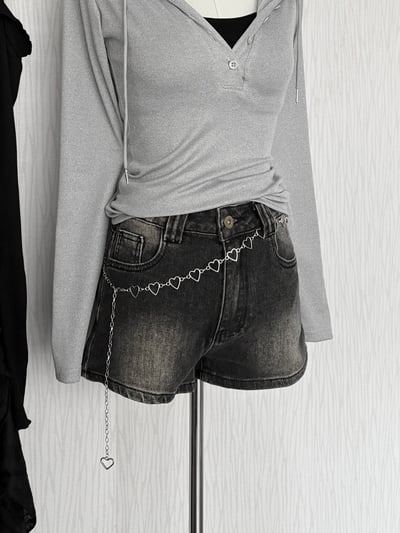 超百搭♡鏤空小愛心腰鍊4