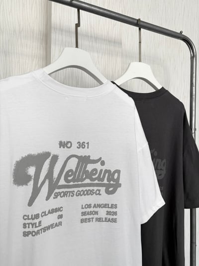 正韓🇰🇷Wellbeing 361美式復古棉質寬鬆T恤4