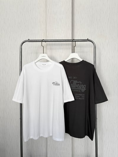 正韓🇰🇷Wellbeing 361美式復古棉質寬鬆T恤1