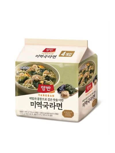 Paldo⨉양반🇰🇷雙貝紫菜湯拉麵(4入/包)3