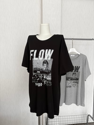 正韓🇰🇷FLOW薄棉寬鬆T恤5
