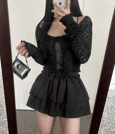 芭蕾舞風蛋糕澎澎裙9