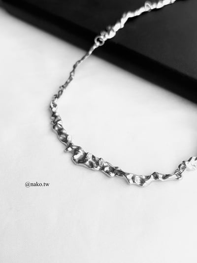 液態流銀短鍊鎖骨鍊4