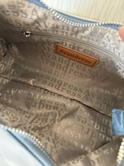 韓國小眾品牌🇰🇷AVAN大理石銀鏈腋下包(附長揹帶)7