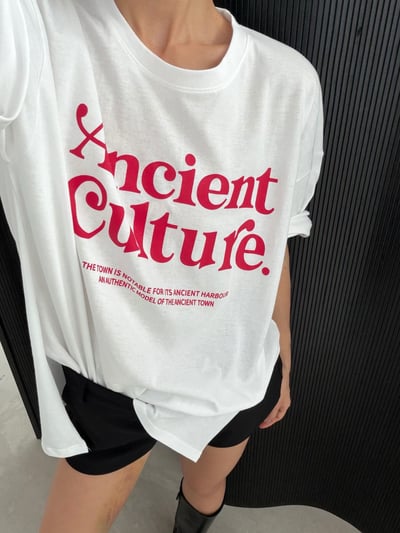 5月連線🇰🇷Ancient側開衩棉質寬鬆T恤6