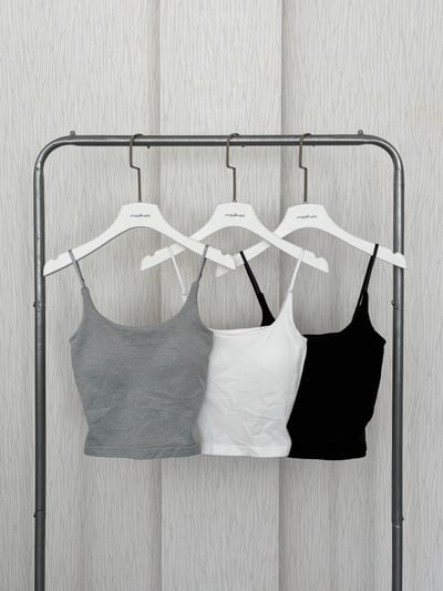 大寬U領可調彈性細肩罩杯背心3