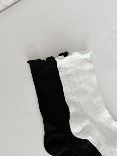 薄款蕾絲棉長襪3