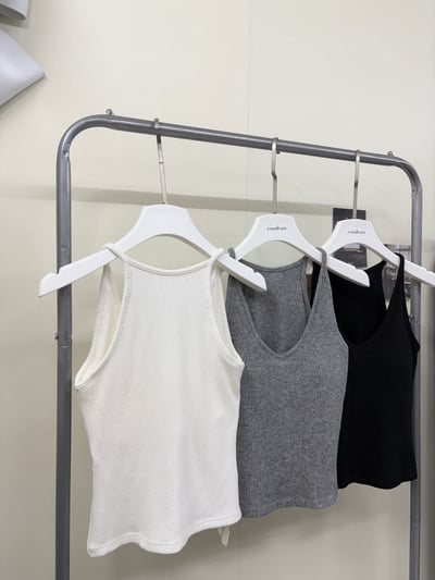 秋季微厚款🍂歐美美背罩杯背心2