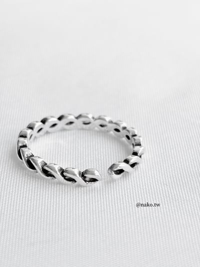 細款鏤空鎖鏈開口戒指2