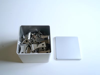 縫紉工具： 霧白色方糖 強力夾組合7