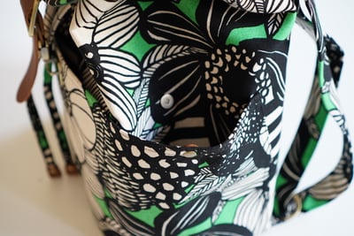 三用後背包 - 花布款10