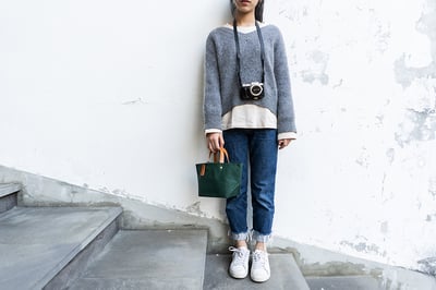 小蠟包 手提款/皮革背帶款12