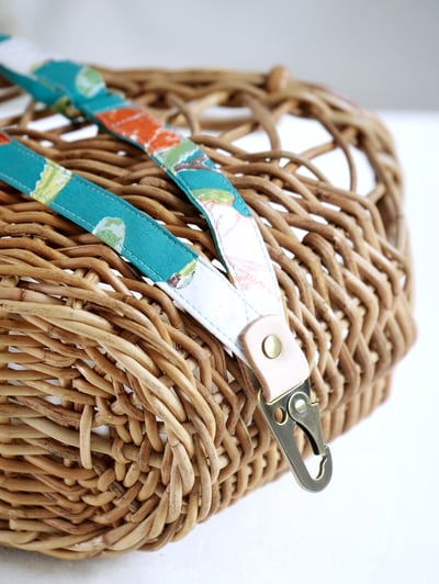 DIY材料包: 花布手機掛繩10