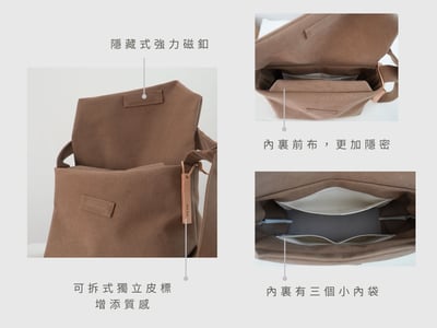 帆布郵差包8