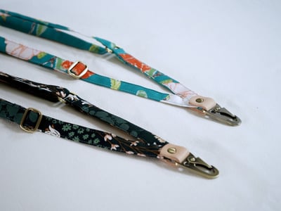 DIY材料包: 花布手機掛繩9