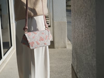 DIY材料包：莓果刺繡 小肩包9