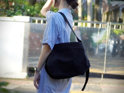 DIY材料包：洗舊帆布肩背包10