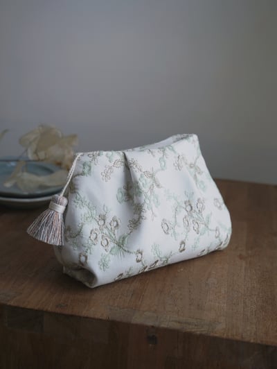 DIY材料包: 花繡/圈繡萬用包3