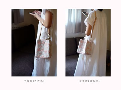 DIY材料包: 莓果刺繡 小水桶包5