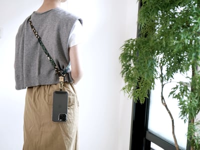 DIY材料包: 花布手機掛繩23