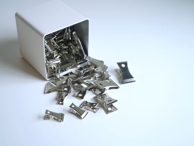 縫紉工具： 霧白色方糖 強力夾組合5