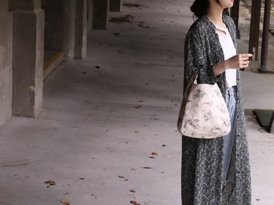 DIY材料包： 山香圓三層手提包5