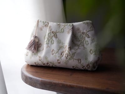 DIY材料包: 花繡/圈繡萬用包6