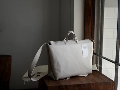 MINIMALISM 洗舊帆布托特包1