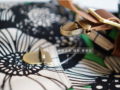 三用後背包 - 花布款7