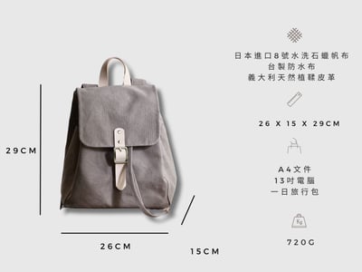 DIY材料包：旅途後背包8